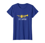 Funny Trumpet Shirt, Spit Happens Band Player Gift