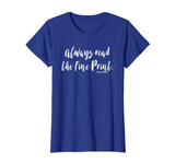 Always Read Fine Print I'm Pregnant Shirt Funny Pregnancy