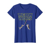 Meow Wars Funny Cat Men Women Kids T-Shirt