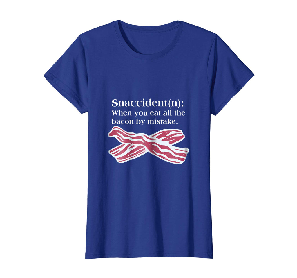 Bacon Snaccident Definition Funny T-Shirt