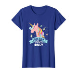 Funny Unicorn Vibes Only T-shirt With Rainbow Sparkles