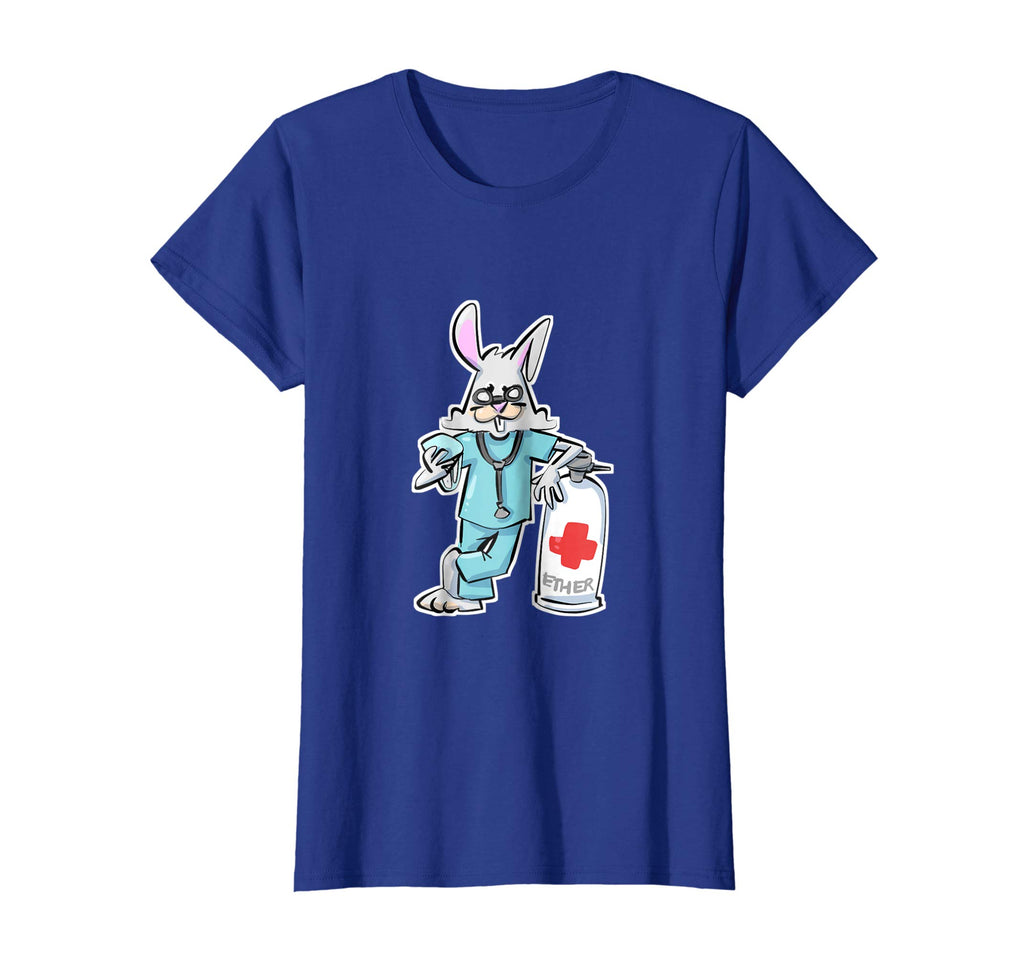 Anesthesia Ether Bunny Funny Easter Medical T-shirt