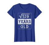 23rd Birthday Gift Square Root 23 Yr Years Old Funny Shirt