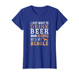 Beagle Dad Shirt Funny Father's Day Dog Lover Gift Beer