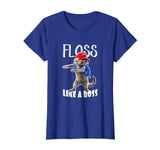 Funny Graphic T Shirt Flossing School Cat Floss like a Boss