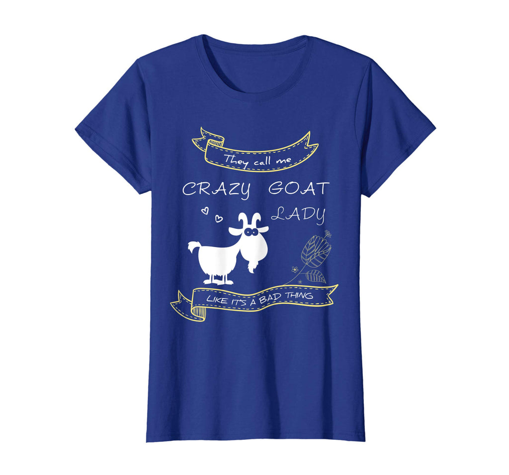 Crazy Goat Lady Funny T-Shirt for Goat Lovers
