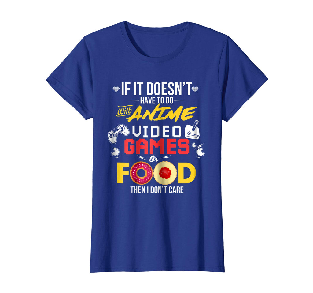 Anime Video Games Shirt Funny Anime Food Lover Gifts