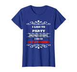 Axe Throwing I Like to Party Funny Sports Activities T-Shirt