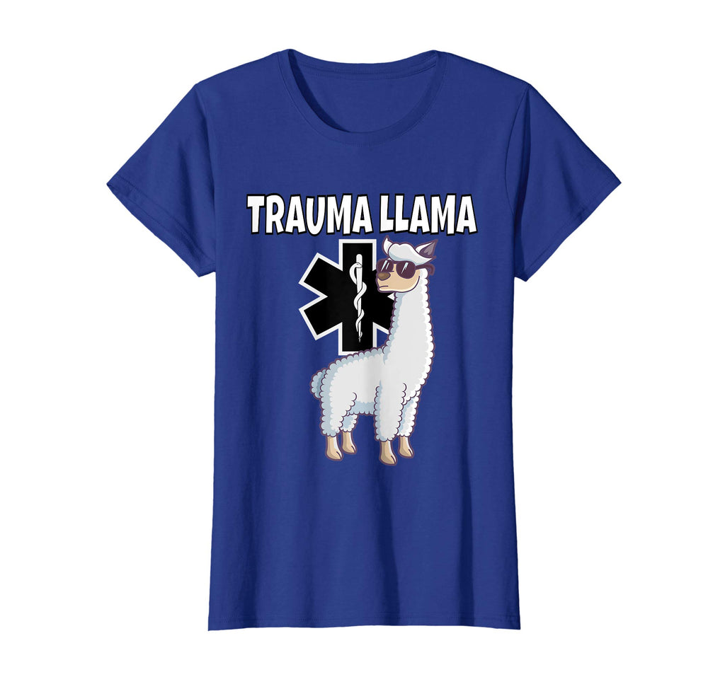 Funny Trauma Llama EMT T-Shirt Medic EMS Gift