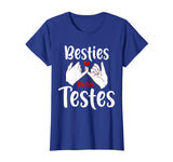Bestie Before Testes Funny BFF Valentines Day Tshirt Gifts