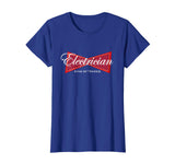 Electrician King of Trades Funny T-Shirt Gift Tee Shirt