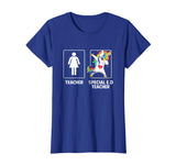 Special Education Teacher Unicorn Dabbing Funny T Shirt Gift