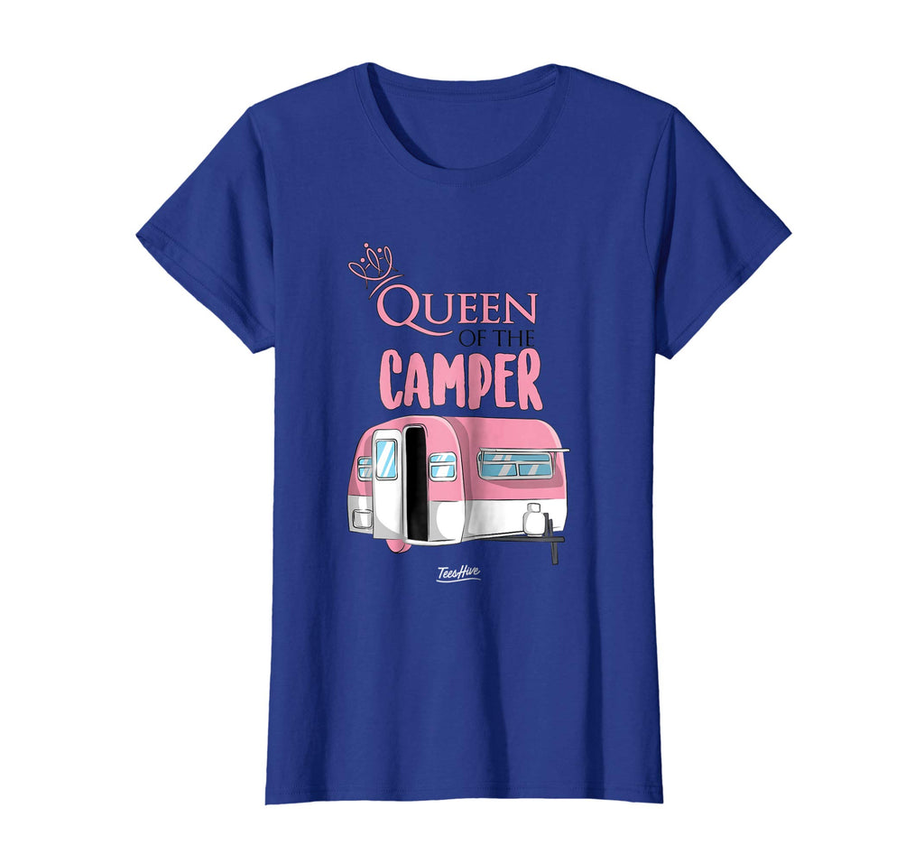 Queen Of The Camper T-Shirt Funny Camping Queen Shirt Gift