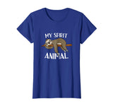 My Spirit Animal Funny Sloth T-shirt Lazy Napping Gift Tee