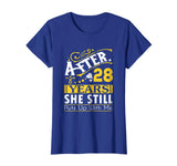 28th Wedding Anniversary Gift Funny T-Shirt for Husband
