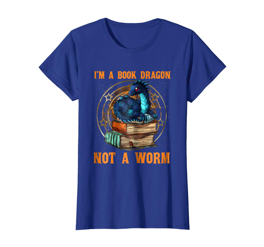 I'm A Book Dragon Not A Worm Funny T-Shirt