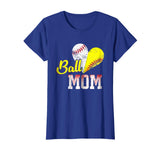 Funny Ball Mom Softball Baseball T-Shirt