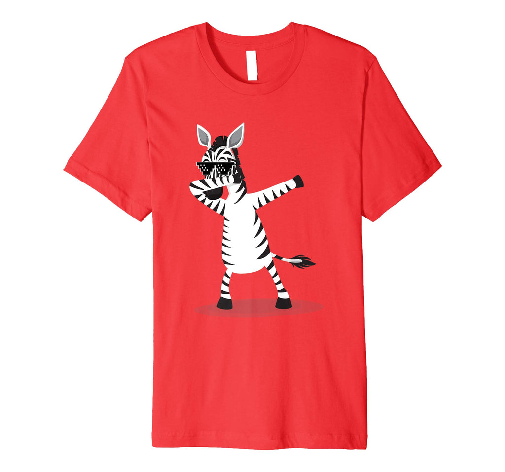 Funny Dabbing Zebra T-Shirt for Animal Lovers