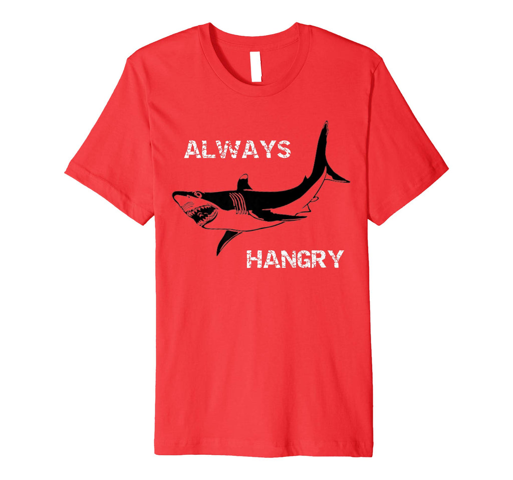 Always Hangry Funny Hungry Shark T-Shirt