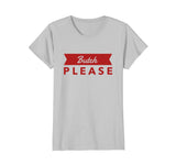 Bent Sentiments Butch Please T Shirt red lesbian Gay funny