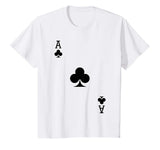 Ace Clubs Playing Card Funny T-Shirt