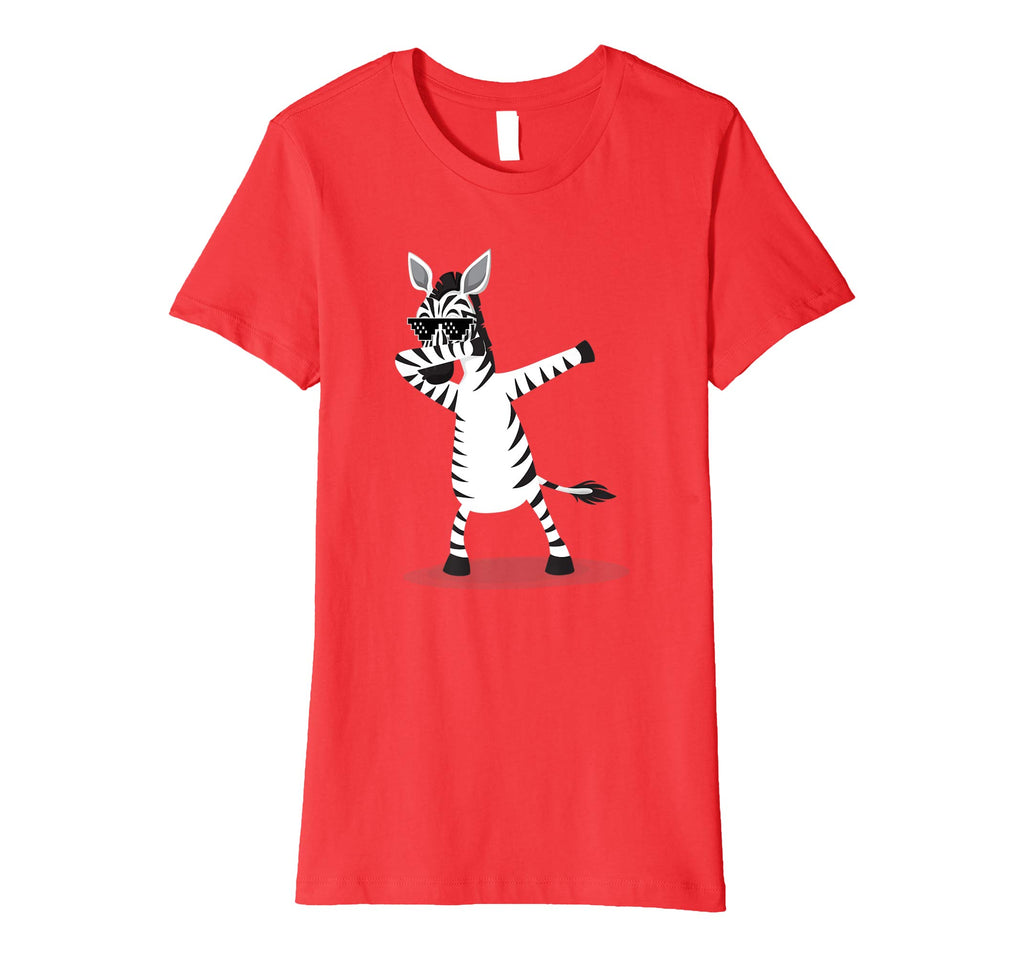 Funny Dabbing Zebra T-Shirt for Animal Lovers
