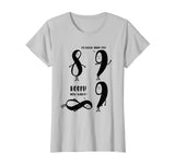 9 is bigger than 8 but not INFINITY Funny Math Shirt Funny T