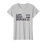 Weightlifting Rift Rest Repeat Shirt Funny Shirt