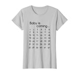 Baby Is Coming Pregnancy Announcement TShirt Pregnant Funny