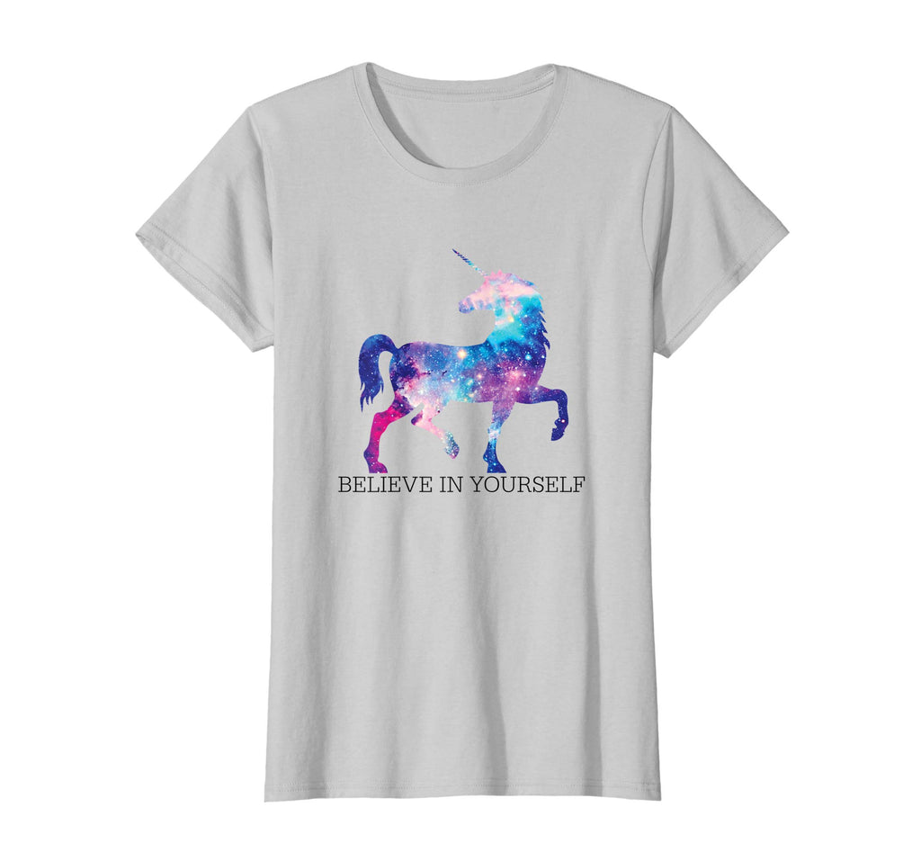 Believe In Yourself- Funny Unicorn Tshirt- Magestic