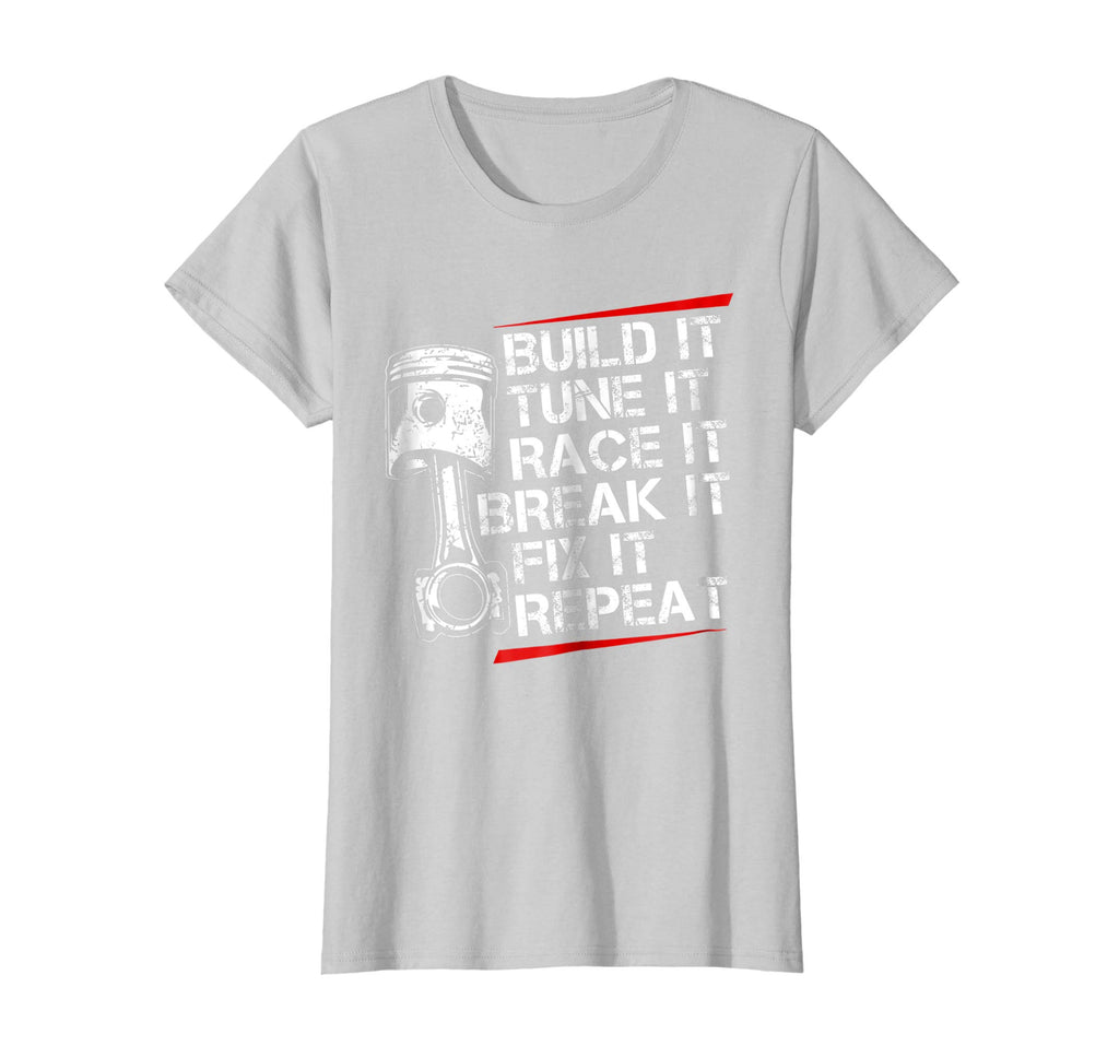 Racecar Steps T Shirt Funny Fast Car