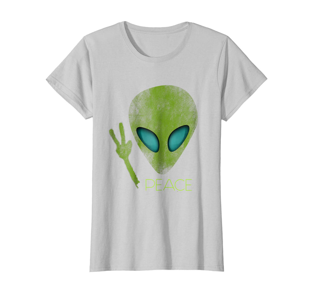 Alien Peace Cool Funny T-Shirt Cute UFO Lover Birthday Gift