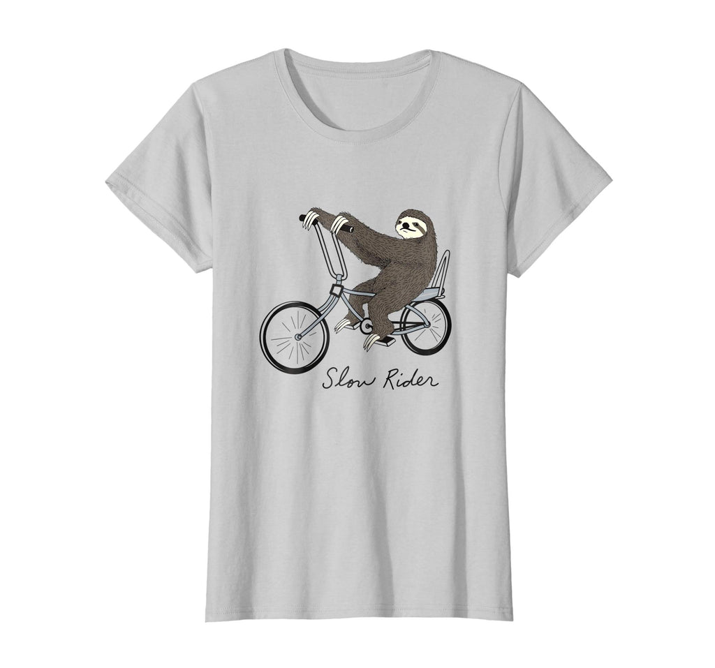 Slow Rider Sloth T-shirt Sloth Biking Shirt Funny Sloth Tee