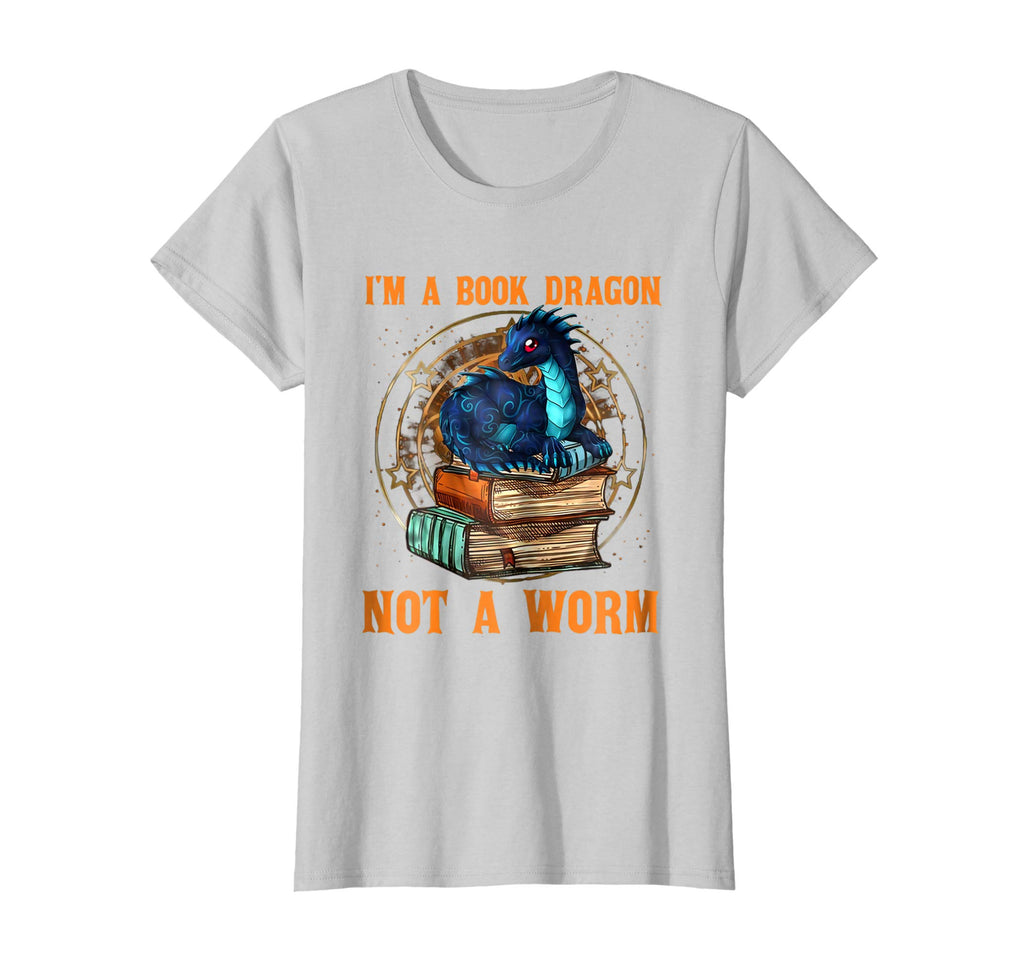 I'm A Book Dragon Not A Worm Funny T-Shirt