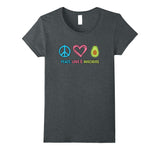 Peace Love and Avocados T-shirt, Funny Fruit T-shirt