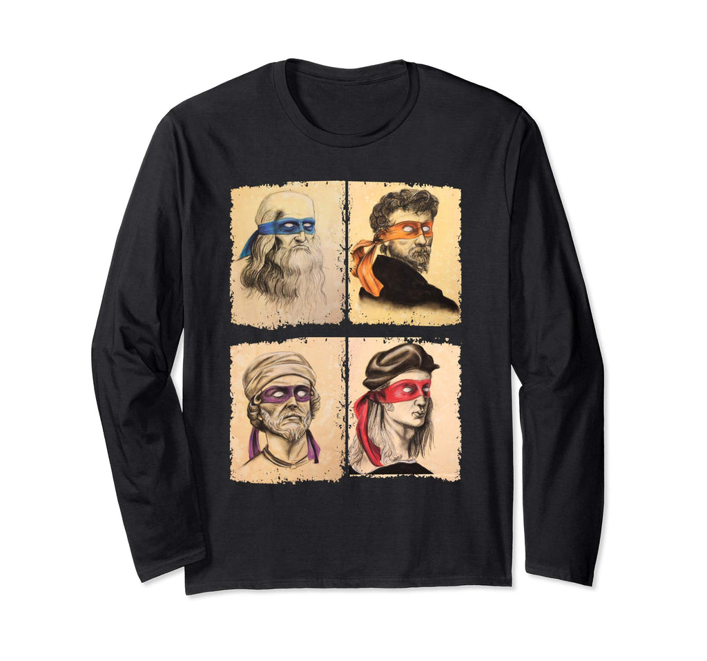 Funny Italian Artists Long Sleeve T Shirt for Art Lovers