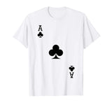 Ace Clubs Playing Card Funny T-Shirt