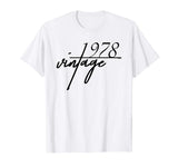 41th Birthday Funny Shirt, Vintage 1978 Tshirt, Gift Idea