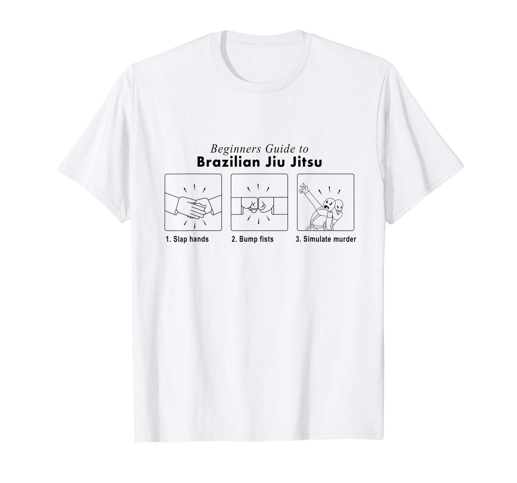 BEGINNERS BJJ T-SHIRT Funny Guide to Bjj