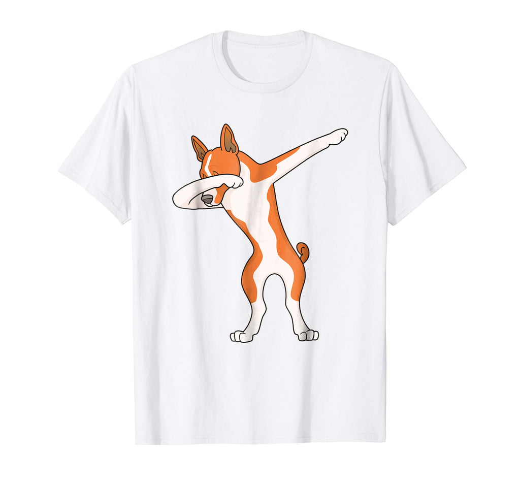 Basenji Dabbing Shirt Funny Dog Dab Dance T-Shirt