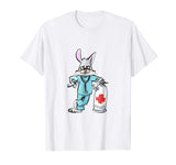 Anesthesia Ether Bunny Funny Easter Medical T-shirt