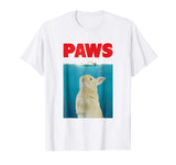 Paws Bunny T-Shirt Funny Parody | Rabbit Lover Gifts