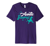 Auntie Saurus T-shirt Funny Dinosaur Lover Aunt Shirt