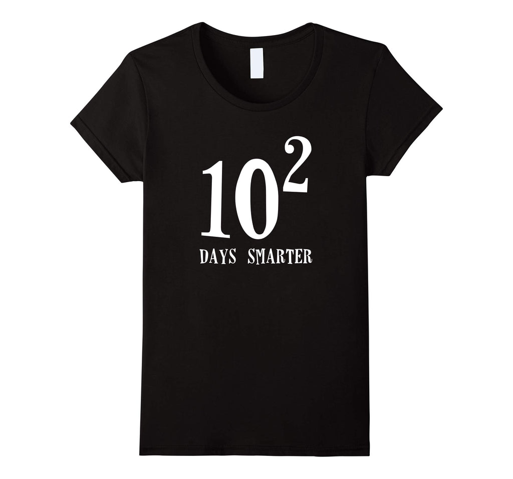 10 Squared Is 100 Days Smarter T-shirt Funny Math 100th Day