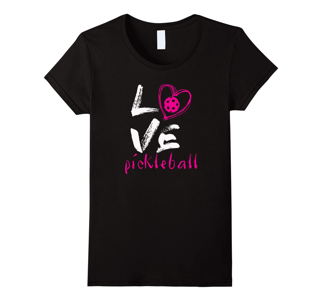 I Love Pickleball T-Shirt Funny Pickle Ball Tee for Player