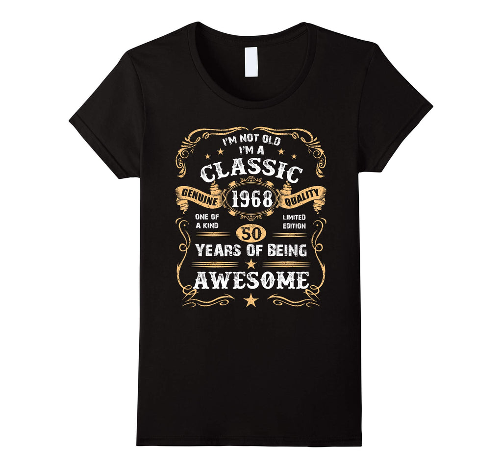 A Classic Funny 1968 50th Birthday T-shirt Years Of Awesome