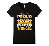 Dad Shirt Proud Dad From Daughter Funny Gift Tees