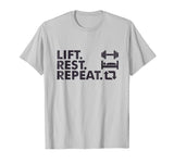 Weightlifting Rift Rest Repeat Shirt Funny Shirt