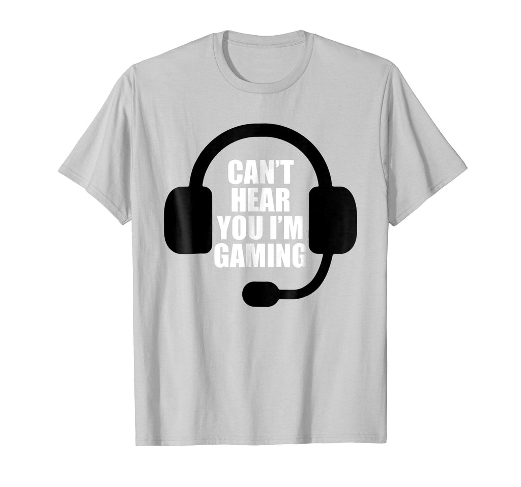 Can't Hear You I'm Gaming Video Gamer Headset Funny T-Shirt
