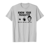 KNOW YOUR PARASITES Anti-Trump AF RESIST T Shirt Funny Gift